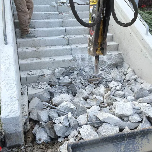 Concrete demolition project